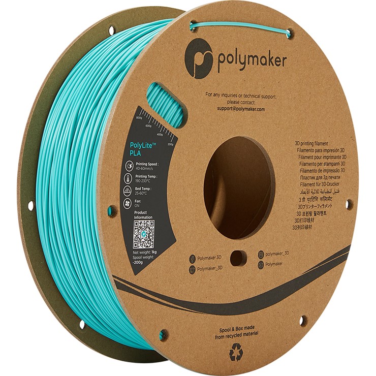 y[J[z Polymaker 3Dv^[ptBg PolyLite PLA a1.75mm 1000g PA02010