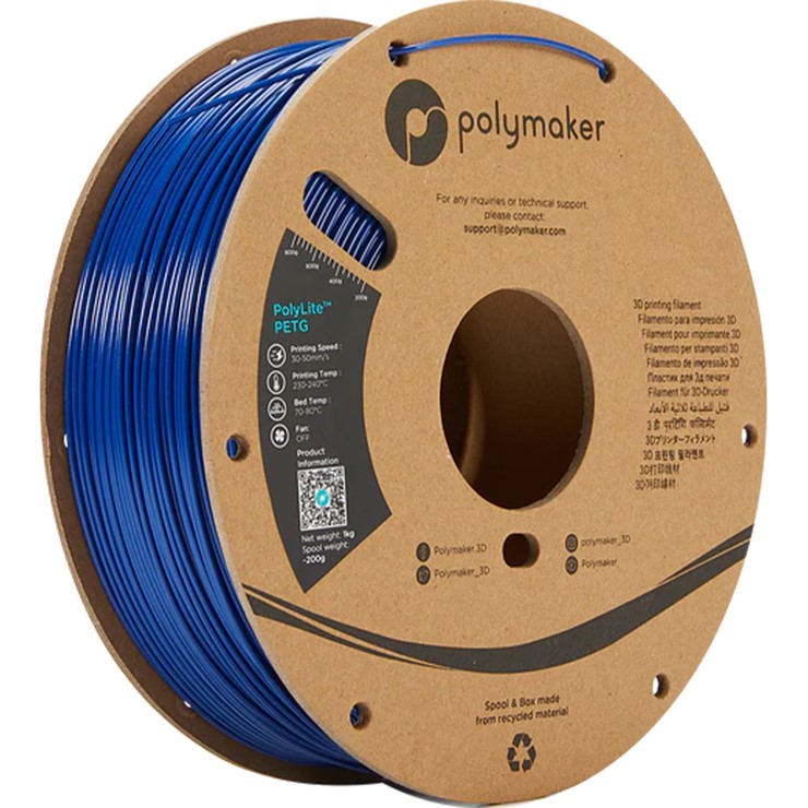 y[J[z Polymaker 3Dv^[ptBg PolyLite PETG a1.75mm 1000g u[ PB01007