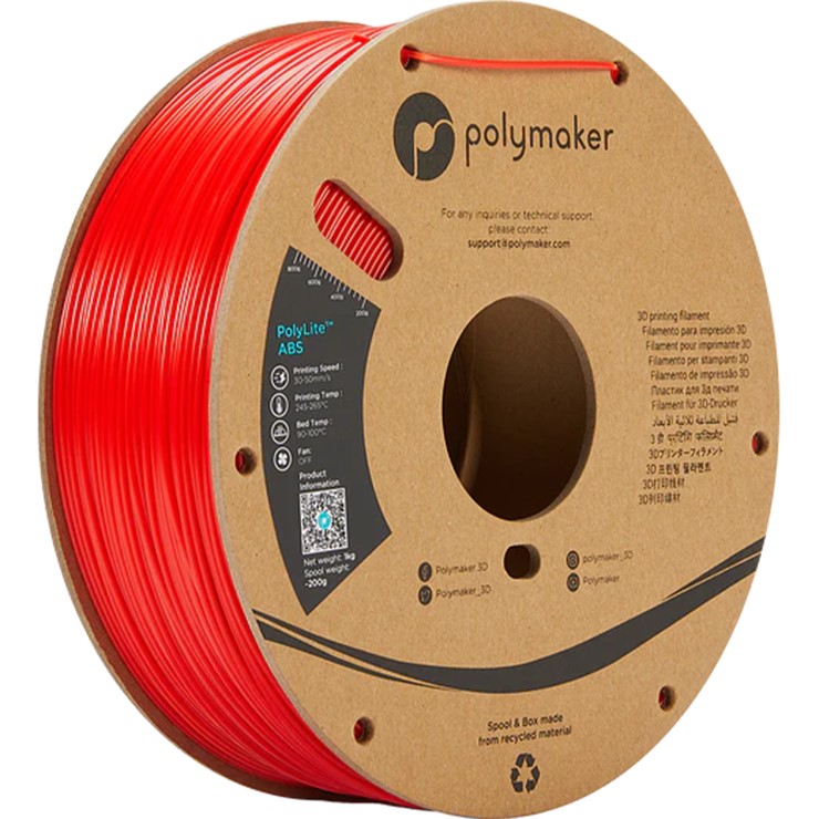 y[J[z Polymaker 3Dv^[ptBg PolyLite ABS a1.75mm 1000g bh PE01004