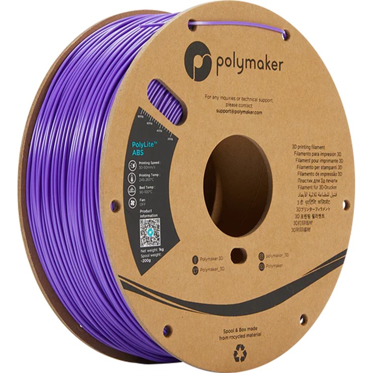 y[J[z Polymaker 3Dv^[ptBg PolyLite ABS a1.75mm 1000g p[v PE01008