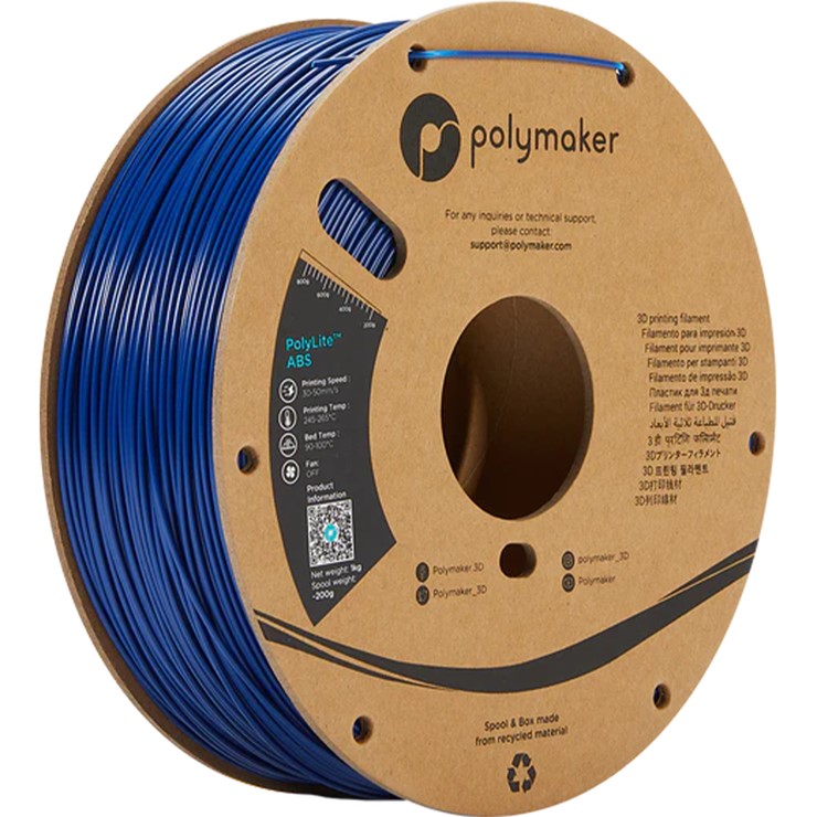 y[J[z Polymaker 3Dv^[ptBg PolyLite ABS a1.75mm 1000g u[ PE01007