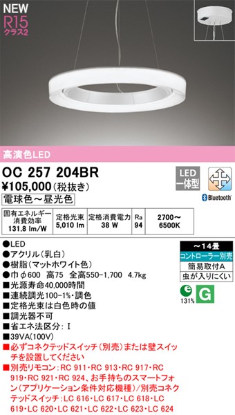 OC257204BR I[fbN y_g zCg 600 LED F  Bluetooth