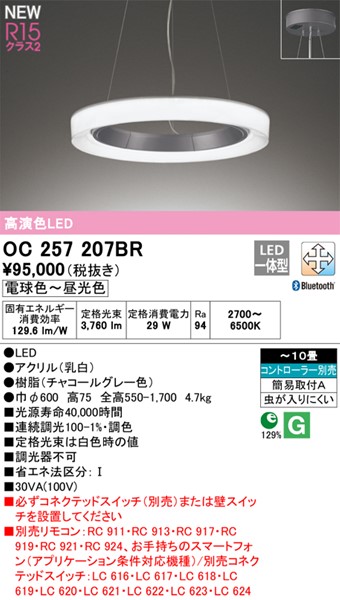 OC257207BR I[fbN y_g ubN 600 LED F  Bluetooth