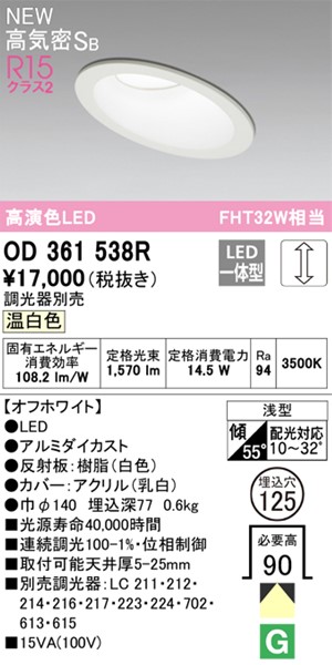 OD361538R I[fbN XΓVp_ECg zCg 125 LED F 