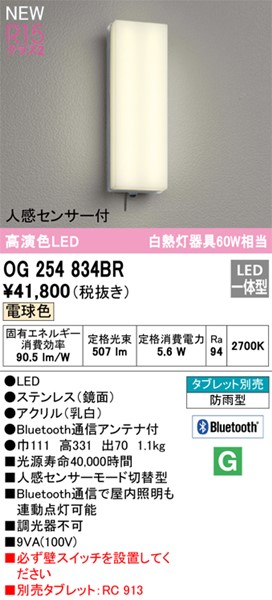 OG254834BR I[fbN |[`Cg XeX LED F  Bluetooth ZT[t (OG254834BC ֕i)