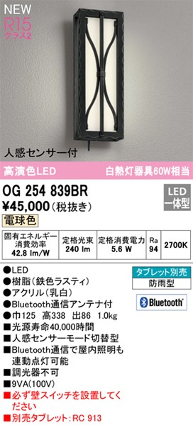 OG254839BR I[fbN |[`Cg SF LED F  Bluetooth (OG254839BC ֕i)