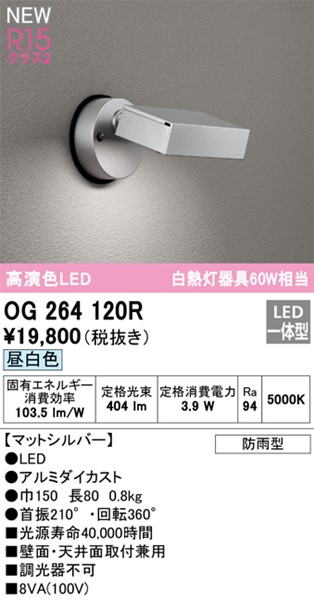 OG264120R I[fbN OpX|bgCg Vo[ LED(F)