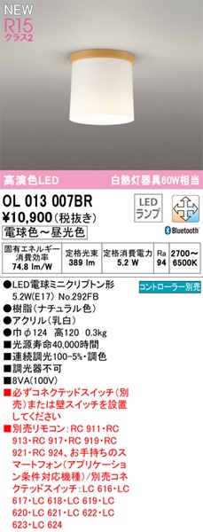 OL013007BR I[fbN ֓ LED F  Bluetooth