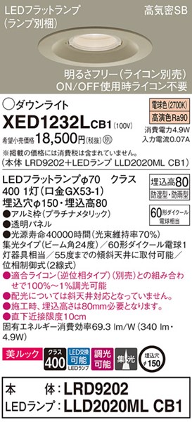 XED1232LCB1 pi\jbN p_ECg v`i 150 LED dF  W