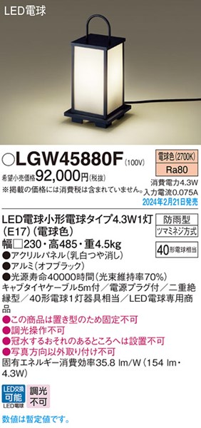 LGW45880F pi\jbN aGgXCg OpX^hCg ubN LED(dF)