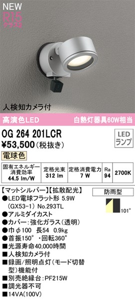 OG264201LCR I[fbN OpX|bgCg Vo[ LEDidFj ZT[t