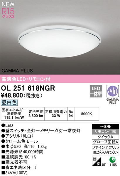 OL251618NGR I[fbN V[OCg LED F  `8