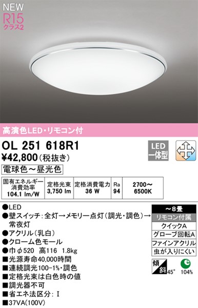 OL251618R1 I[fbN V[OCg LED F  `8