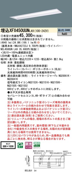 XFX450UUNLA9 pi\jbN x[XCg 40` ʊJ W220 LED F 