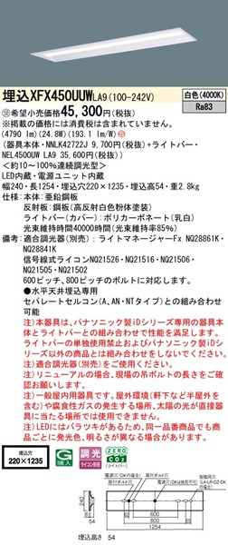 XFX450UUWLA9 pi\jbN x[XCg 40` ʊJ W220 LED F 