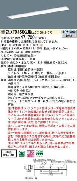 XFX458GUNLA9 pi\jbN x[XCg 40` ʊJ W150 LED F 