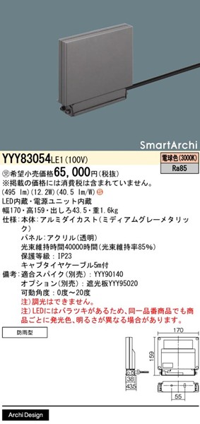 YYY83054LE1 pi\jbN EH[EHbV[X^hCg ut^ P[uIo^Cv O[ LEDidFj
