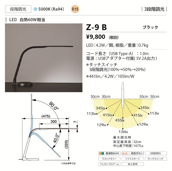 Z-9B RcƖ ZCg LEĎ^ USBΉ fXNCg ubN LED F i