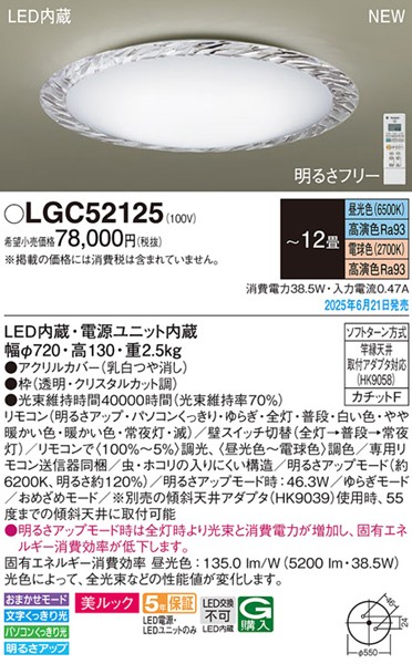 LGC52125 pi\jbN V[OCg 720 NX^Jbg LED F  `12