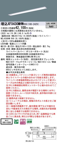 XFX430MHWRX9 pi\jbN x[XCg 40` ʊJ W100 LED F WiLIA