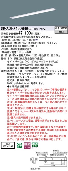 XFX450MHWRX9 pi\jbN x[XCg 40` ʊJ W100 LED F WiLIA