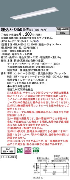 XFX450TEWRX9 pi\jbN x[XCg 40` ʊJ W220 LED F WiLIA