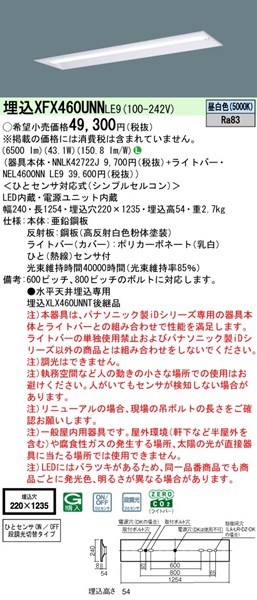 XFX460UNNLE9 pi\jbN x[XCg 40` ʊJ W220 LEDiFj ZT[t