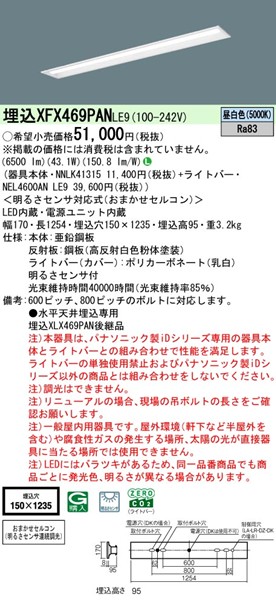XFX469PANLE9 pi\jbN x[XCg 40` ʊJ W150 LEDiFj ZT[t