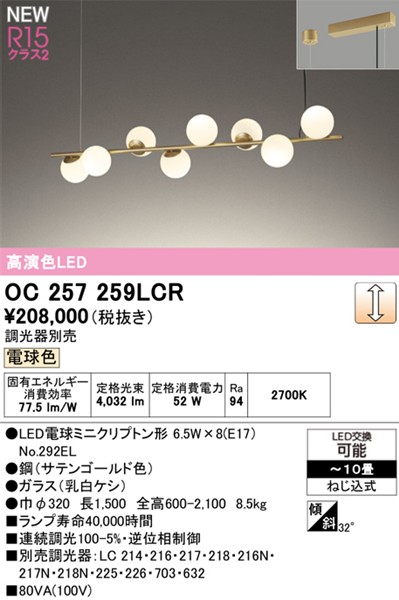 OC257259LCR I[fbN VfA S[h LED dF 