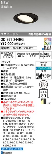 OD361244RG I[fbN jo[T_ECg 100 ubN LED tJ[F  Bluetooth gU
