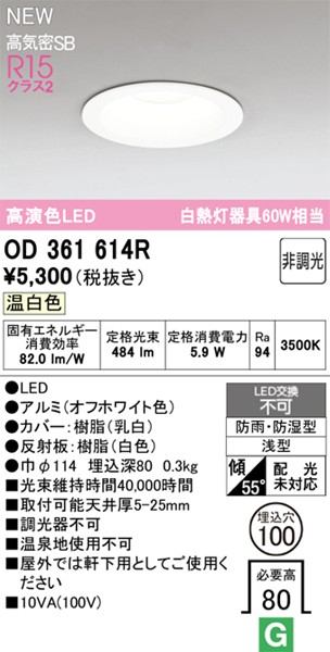 OD361614R I[fbN  100 ubN LEDiFj
