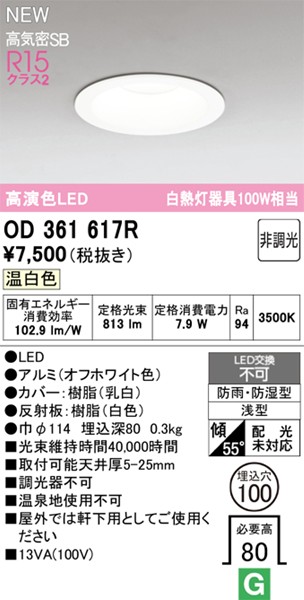 OD361617R I[fbN  100 zCg LEDiFj