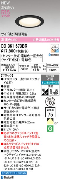 OD361673BR I[fbN _ECg 100 ubN LED F  Bluetooth gU