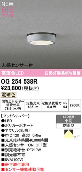 OG254538R I[fbN p|[`Cg Vo[ LED(dF)