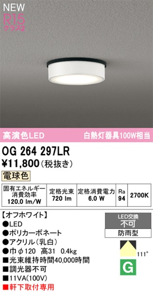 OG264297LR I[fbN p|[`Cg 120 zCg LED(dF)