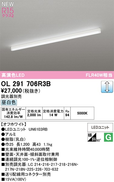 OL291706R3B I[fbN x[XCg L1200 zCg LED F 