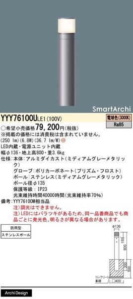 YYY76100ULE1 pi\jbN [|[Cg H800 LEDidFj (YYY76100M i)