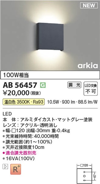 AB56457 RCY~ uPbgCg O[ LED F 