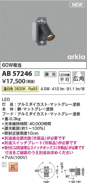 AB57246 RCY~ uPbgCg O[ LED F  Lp