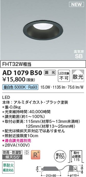 AD1079B50 RCY~ CSB_ECg 100 ubN LED F  U