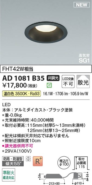 AD1081B35 RCY~ CSG1_ECg 100 ubN LEDiFj U