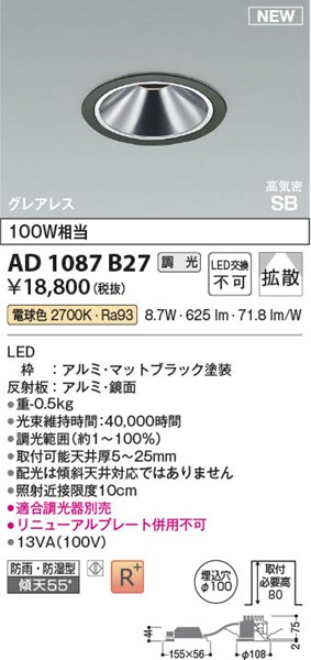 AD1087B27 RCY~ CSB_ECg 100 ubN LED dF  gU