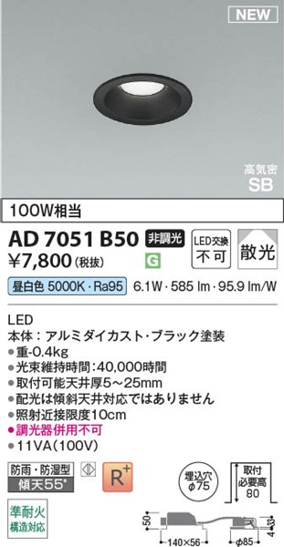 AD7051B50 RCY~ CSB_ECg 75 ubN LEDiFj U