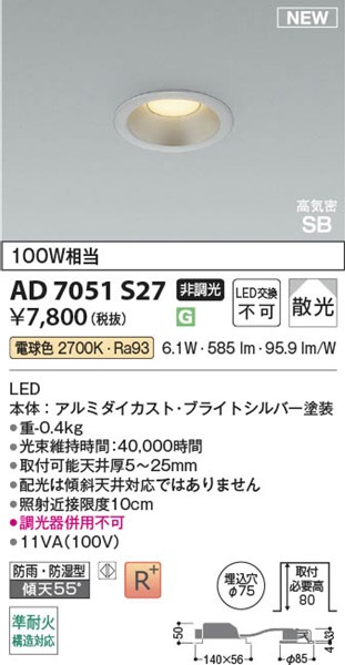 AD7051S27 RCY~ CSB_ECg 75 Vo[ LEDidFj U