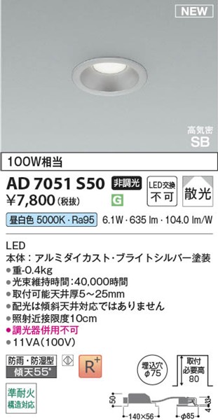 AD7051S50 RCY~ CSB_ECg 75 Vo[ LEDiFj U