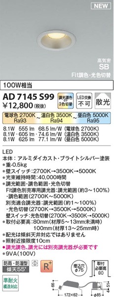 AD7145S99 RCY~ CSB_ECg 75 Vo[ LED Fؑ  U