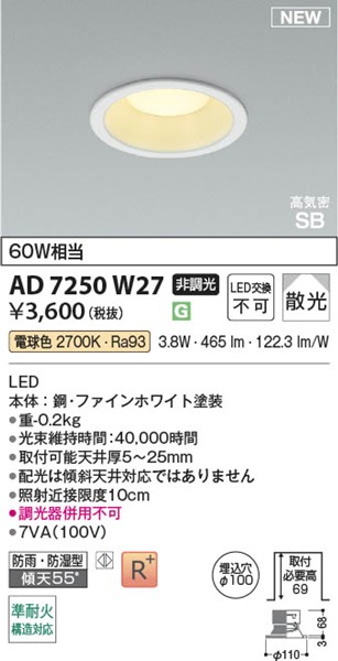 AD7250W27 RCY~ CSB_ECg 100 zCg LEDidFj U