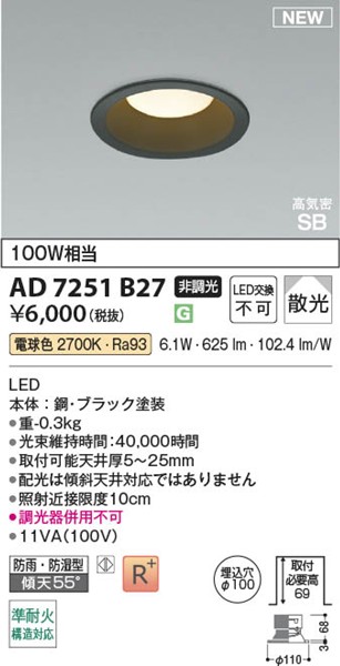 AD7251B27 RCY~ CSB_ECg 100 ubN LEDidFj U
