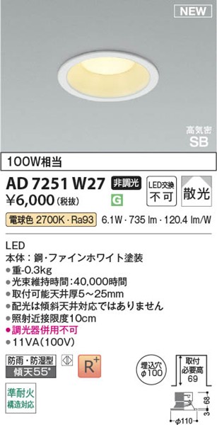 AD7251W27 RCY~ CSB_ECg 100 zCg LEDidFj U