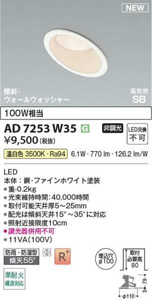 AD7253W35 RCY~ CSB_ECg 100 zCg LEDiFj